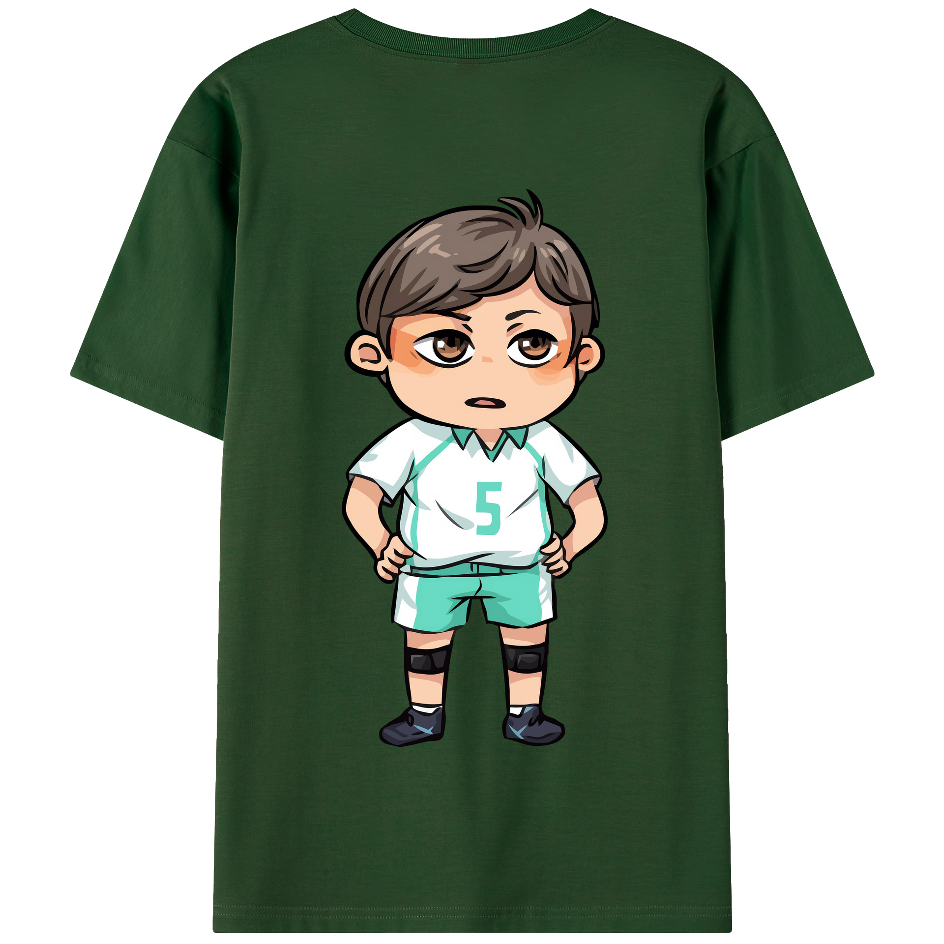 （画像用） ハイキュー!! Haikyu!! 綿100％半袖Tシャツ（背面プリント）